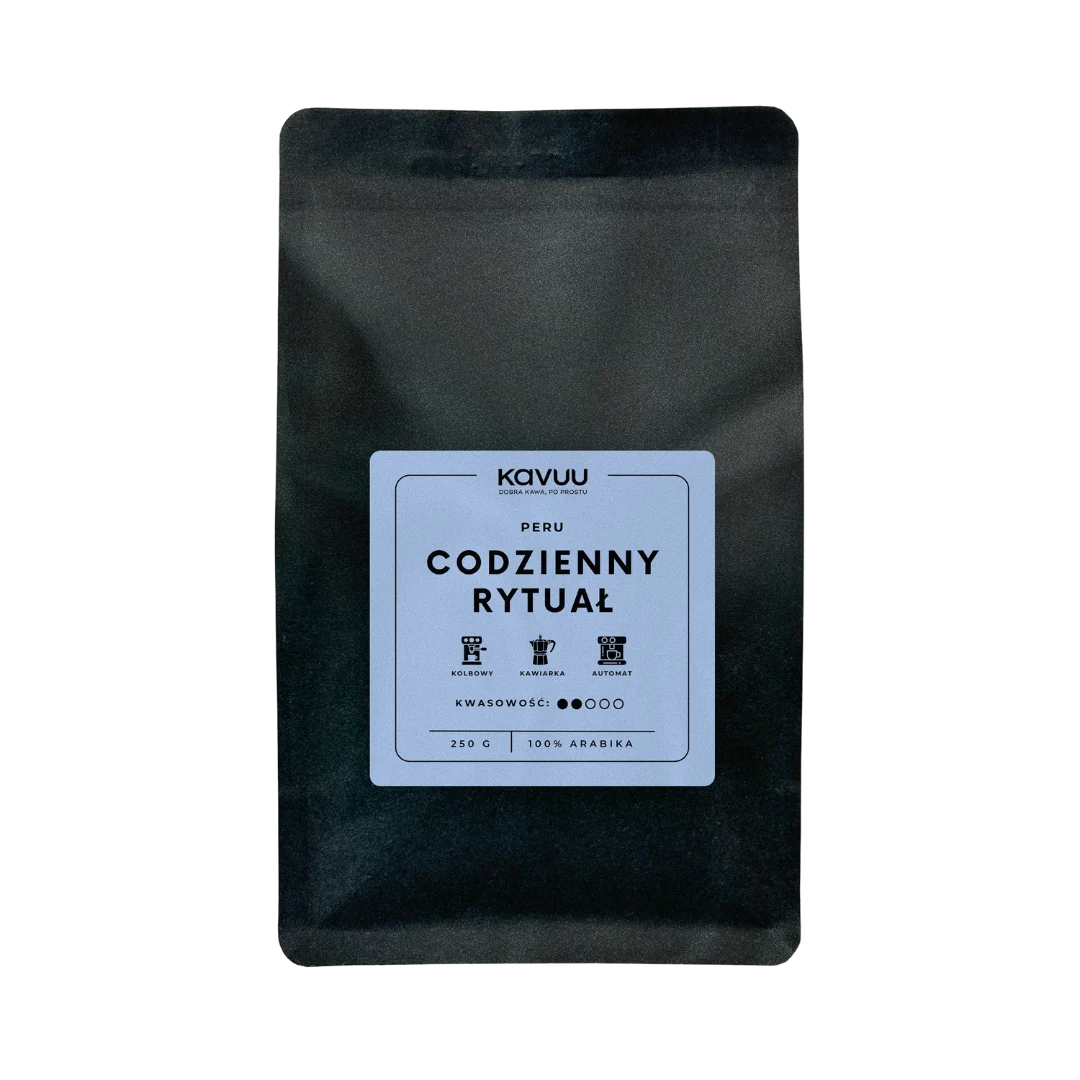 opakowanie codzienny rytuał kawa ziarnista